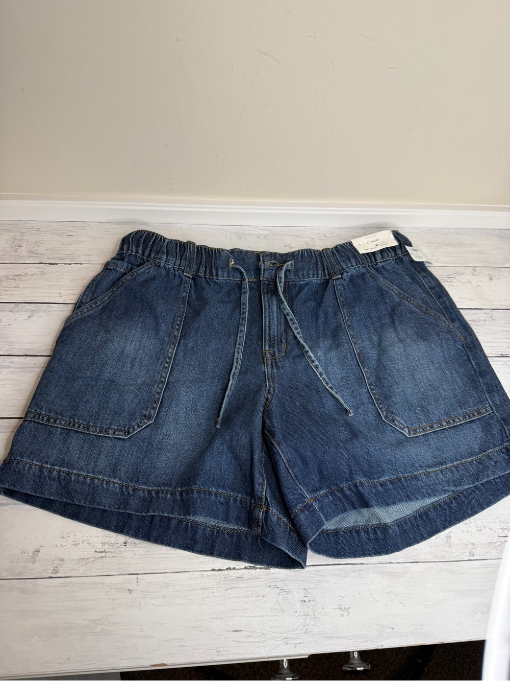 Maurices Dark Blue Denim Jean Shorts